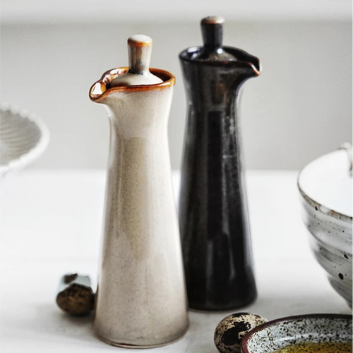 Ceramic Olive Oil Dispenser | Kitchen Pourer 15cm