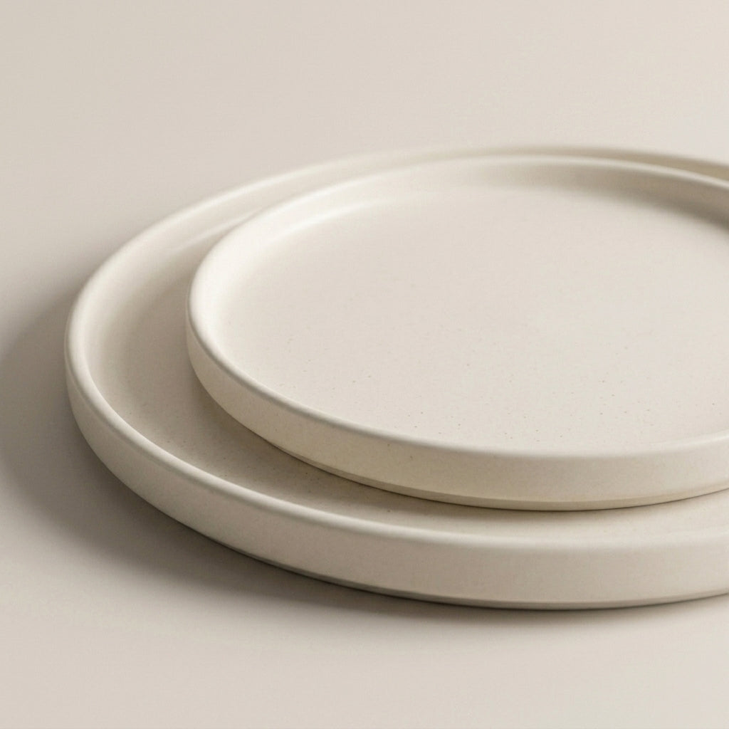 Heirloom Stoneware Dinner Set | Soft Cream - View 3