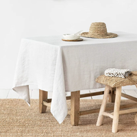 Pure Linen Tablecloth — Natural Fibre thumbnail 4