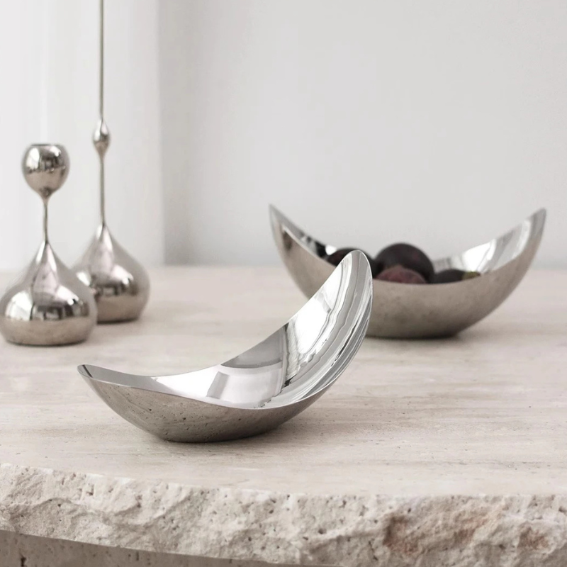 Petal Bowl Collection – Luxury Stainless Steel Designer Fruit Bowls & Serving Trays — image 3