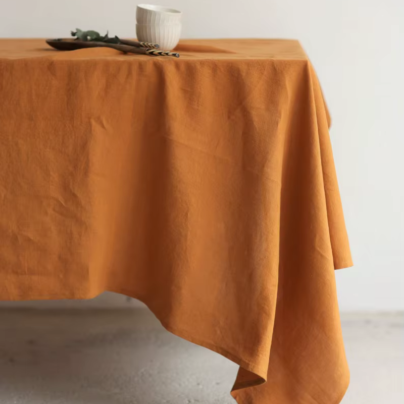 Pure Linen Tablecloth — Natural Fibre — image 11
