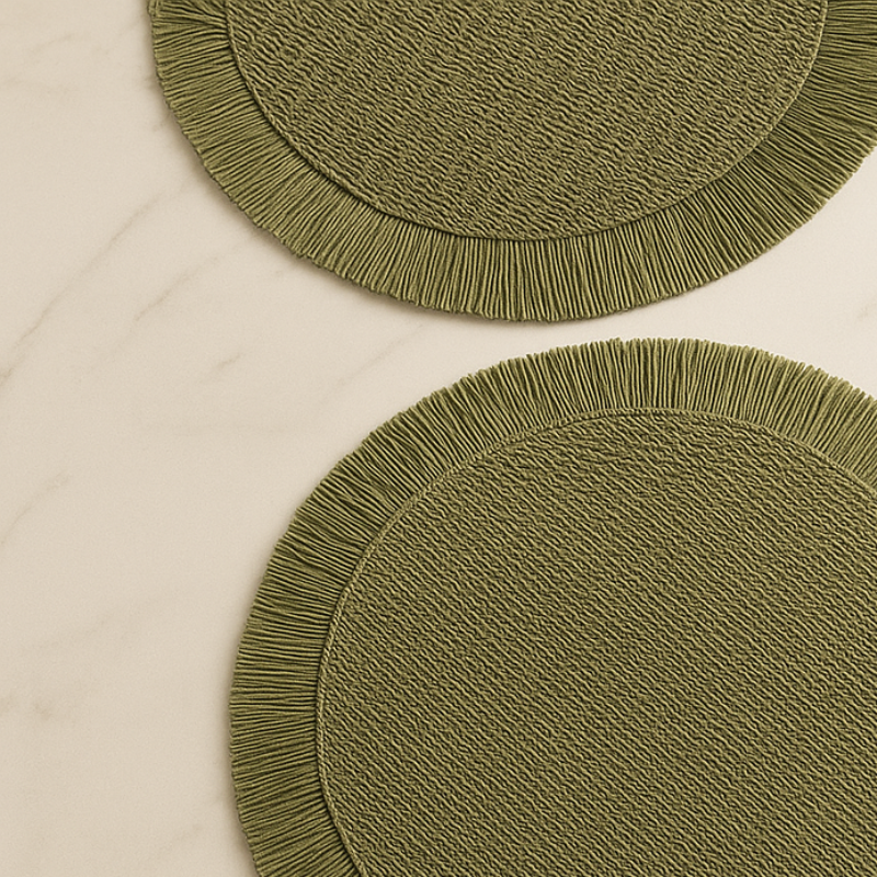 Woven Paper Placemats – Durable Non-Slip Table Set of 4 — image 4