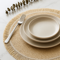 Woven Paper Placemats – Durable Non-Slip Table Set of 4 thumbnail 1