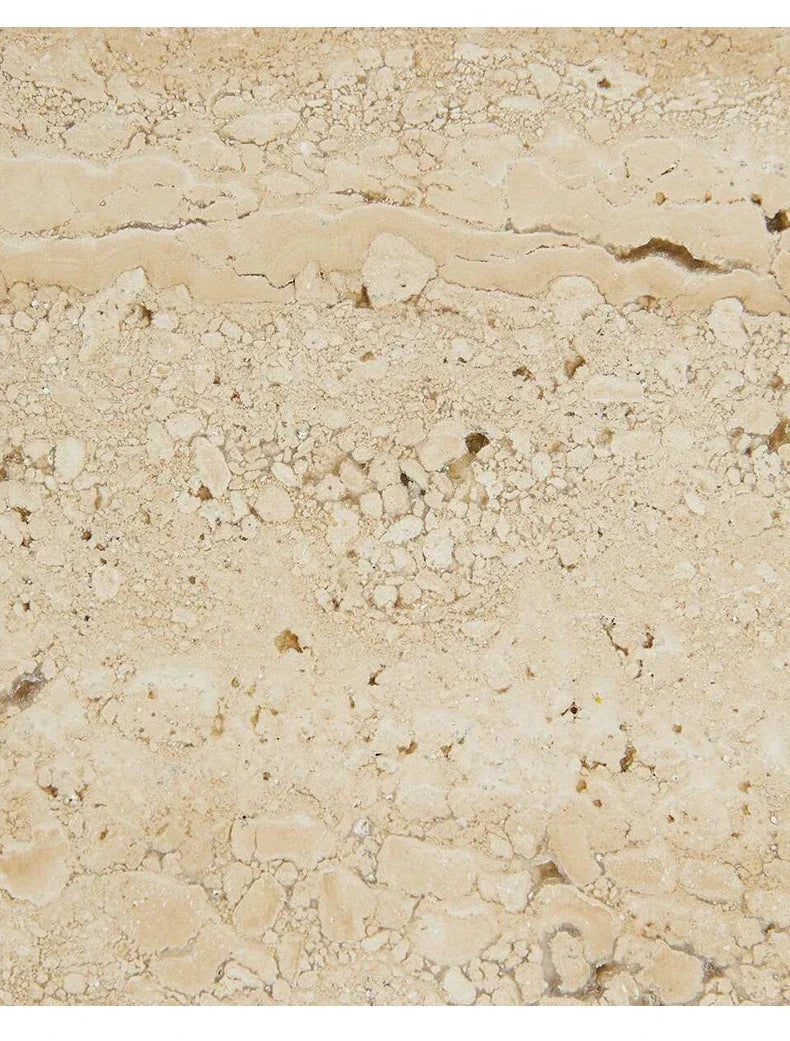 Natural Marble Tray – Beige Travertine Plate for Serving & Decor Organisation — image 6