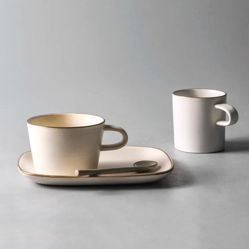 Ceramic Mug & Plate Set — 180ml - View 4