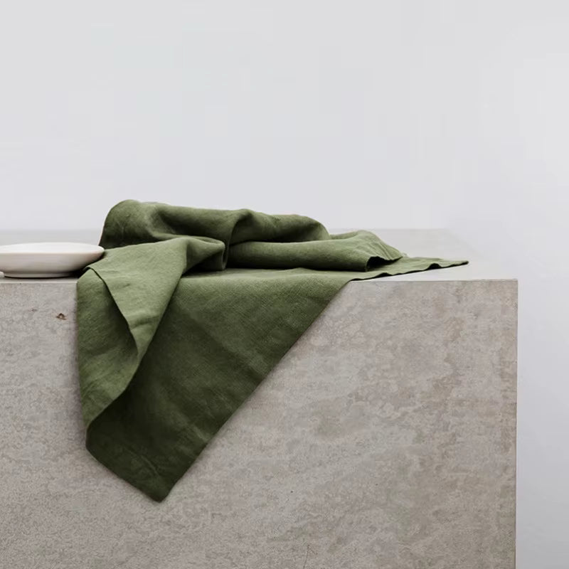 Pure Linen Napkins Set of 4 | Natural Fibre Table Linen