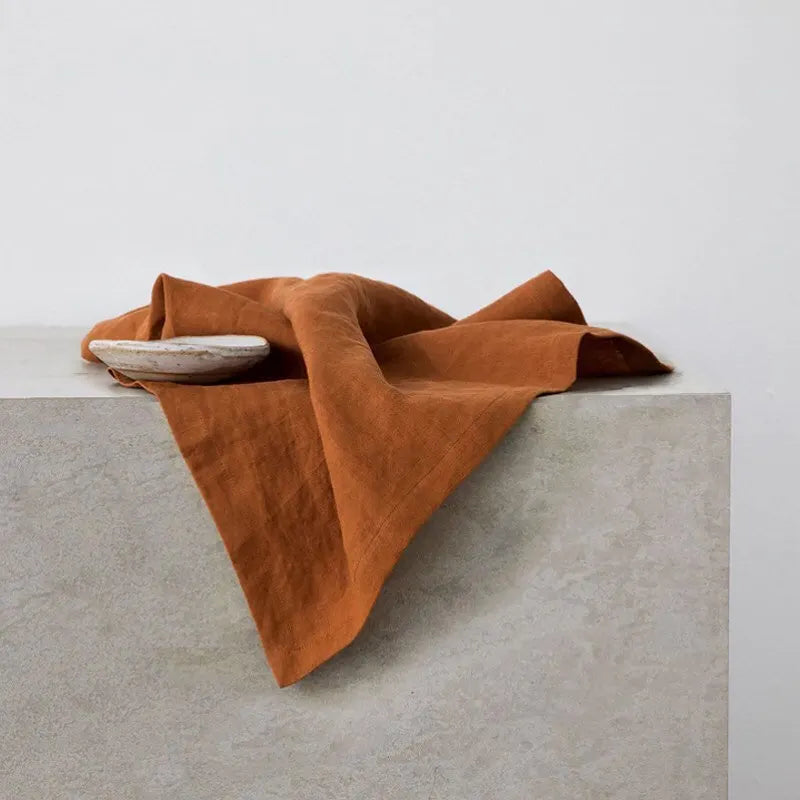 Pure Linen Napkins Set of 4 | Natural Fibre Table Linen - View 2