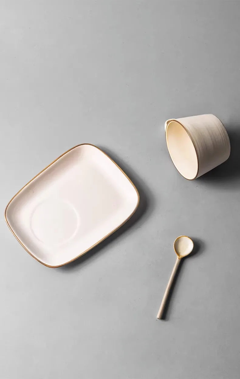Ceramic Mug & Plate Set — 180ml — image 5